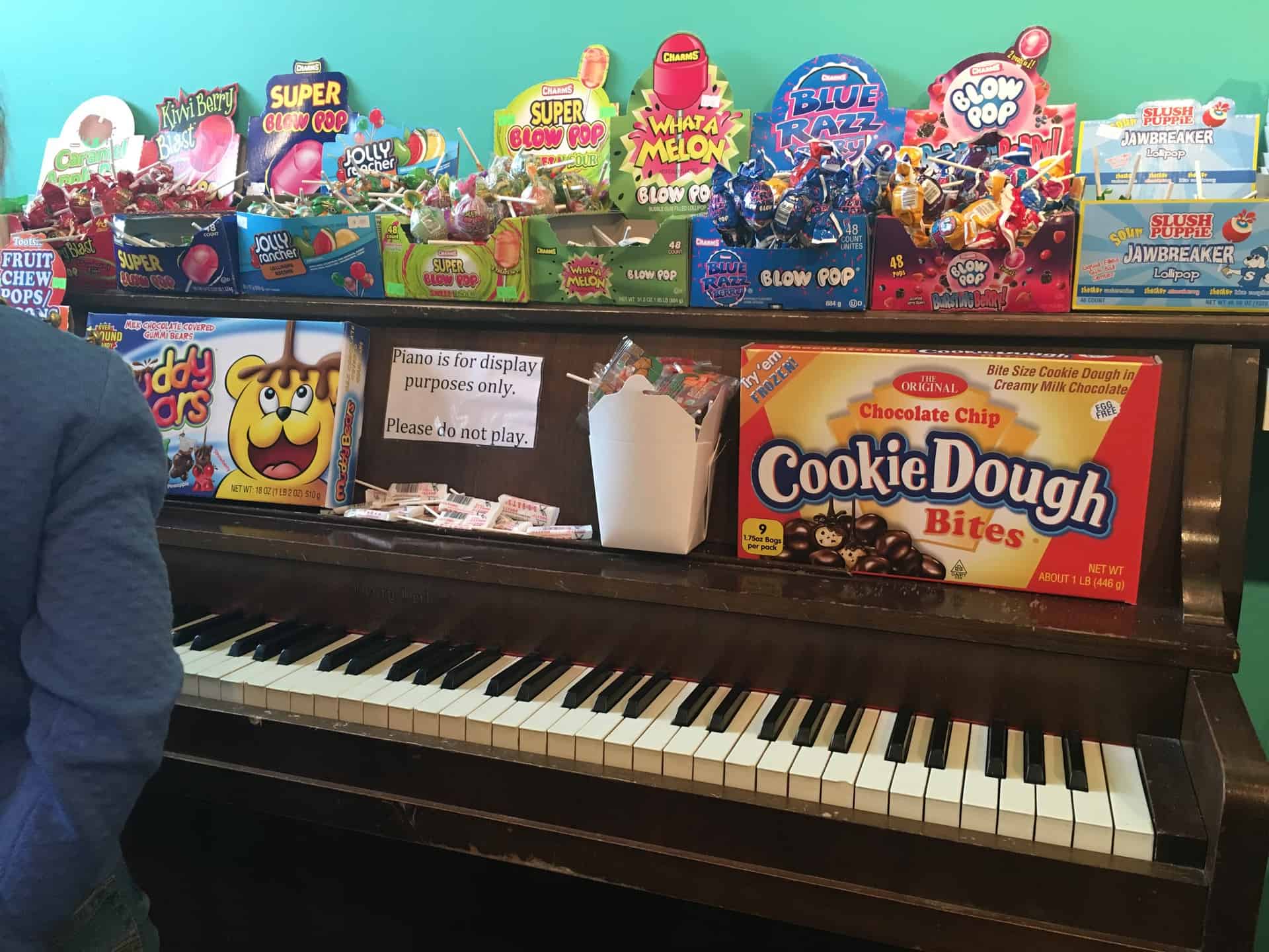Piano at Gummi Boutique on Whyte Ave