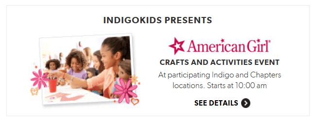 Saturday Events for Kids at Chapters Indigo #yeg