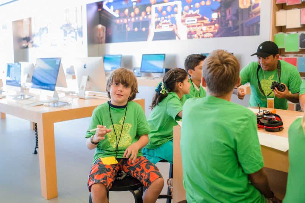 Kids Can Explore Coding, Robotics, Music and Photograpy at FREE Apple Camp Sessions this Summer