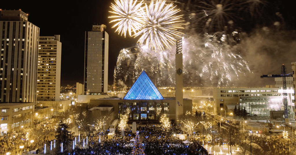 6 Places to See New Year’s Eve Fireworks with Kids in Edmonton
