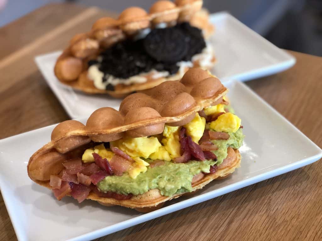 Brunching with Kids: Bubble Waffles at Awake Coffee House