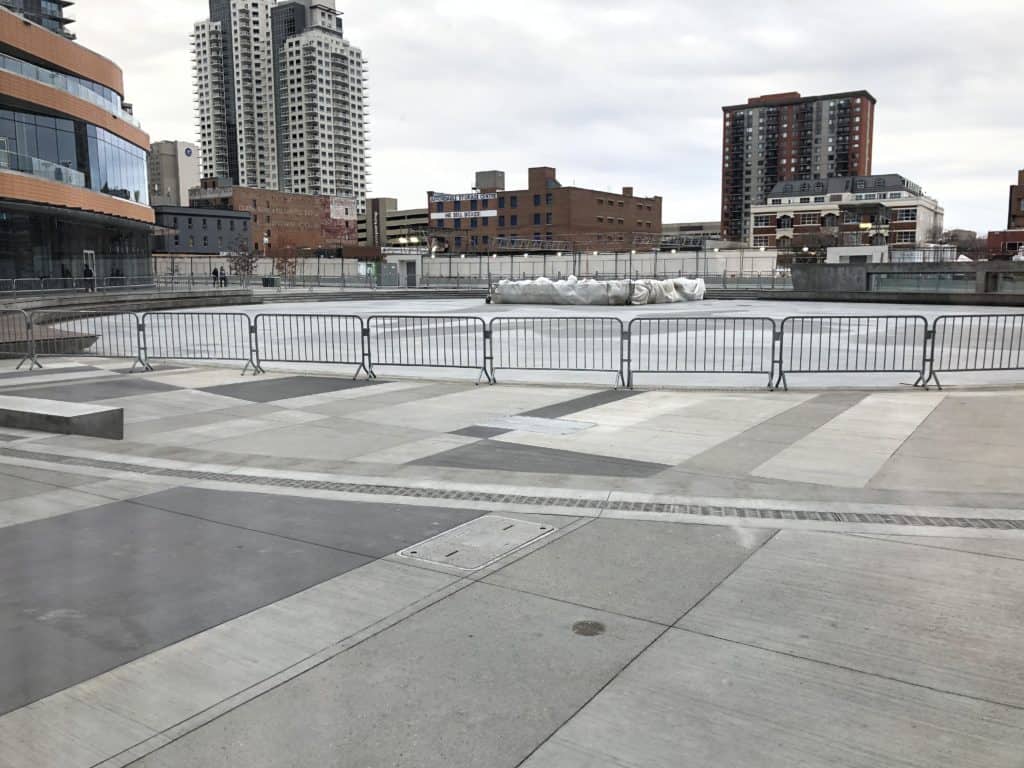 There’s an Outdoor Skating Rink Opening Up Downtown Outside JW Marriott