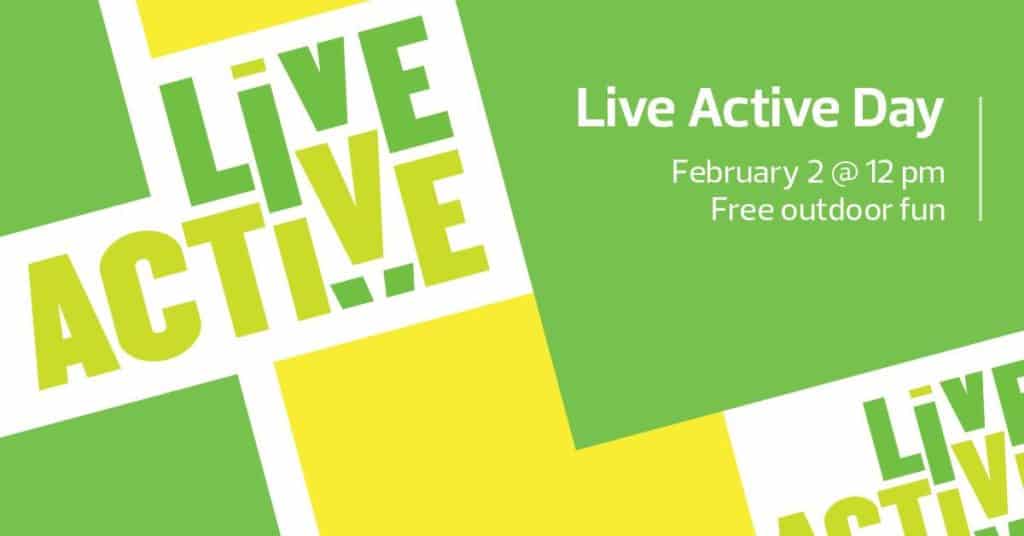 Get outside for Free Tobogganing, Kick Sledding and Marshmallows on Live Active Day
