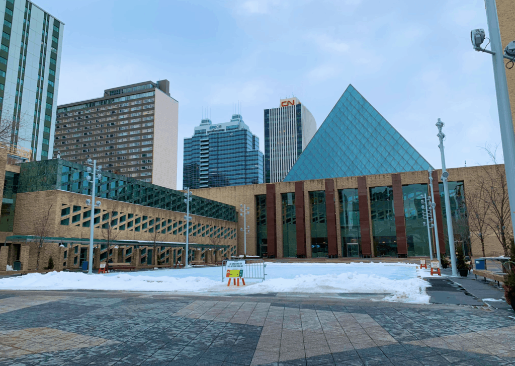 Every Friday there are FREE Skate Rentals at City Hall Ice Rink
