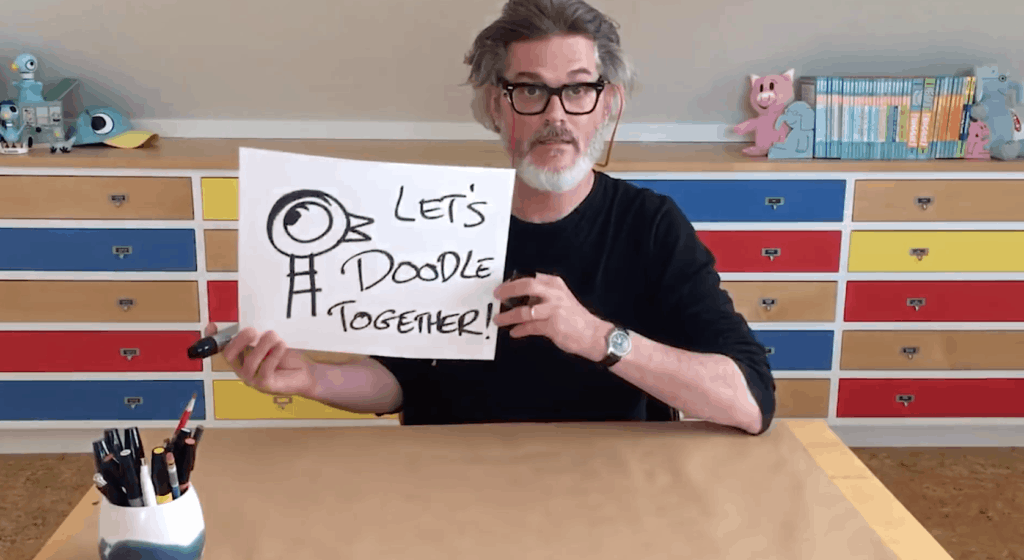 Kids can Join this Daily Online Illustrating Session with Mo Willems
